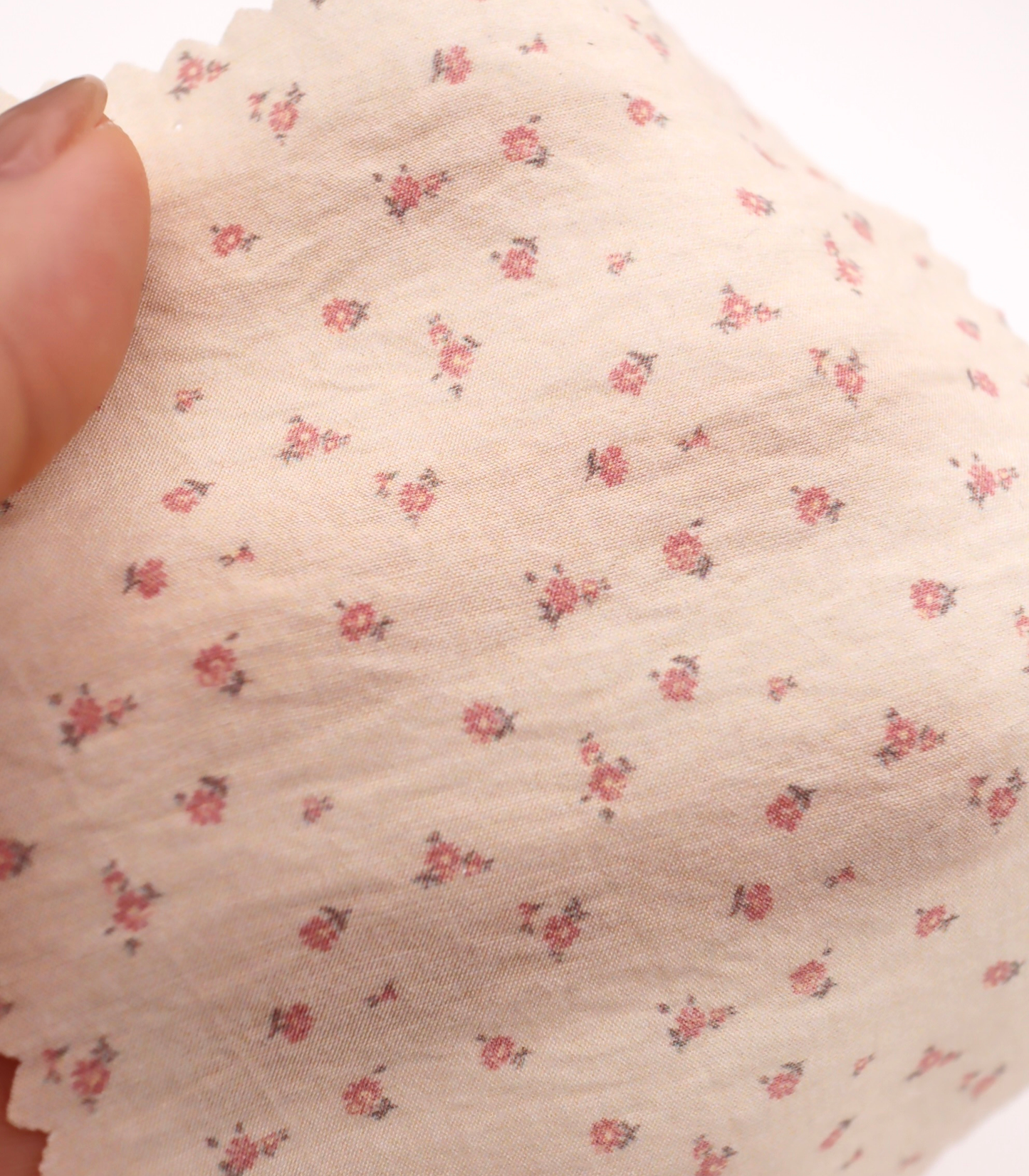 【25SS-419】小花柄プリントタフタワッシャー　/0.5ｙあたり=～850円