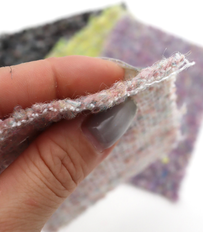 【25SS-153】起毛ループヤーンミックスツイード　/0.5ｙあたり = ～1200円