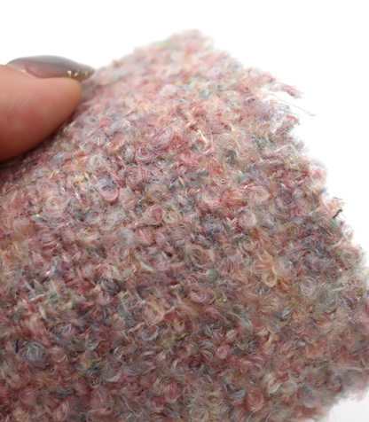 【25SS-153】起毛ループヤーンミックスツイード　/0.5ｙあたり = ～1200円
