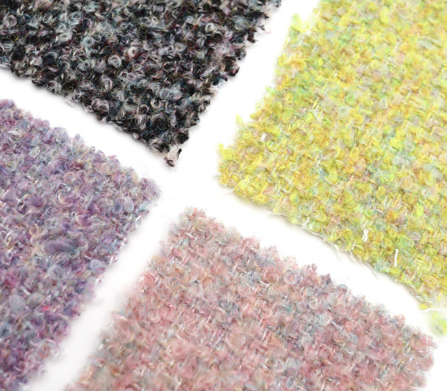 【25SS-153】起毛ループヤーンミックスツイード　/0.5ｙあたり = ～1200円