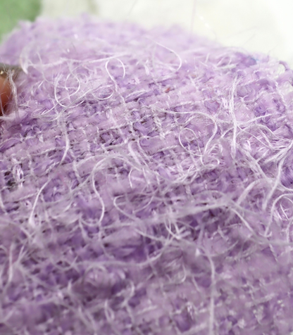 【25SS-158】キラキラフリンジミックスツイード　/0.5ｙあたり = ～1075円