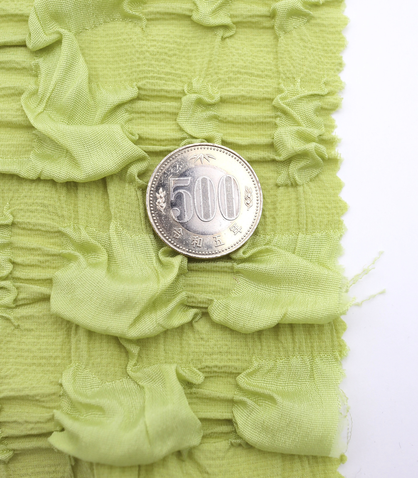 【25SS-406】ぽこぽこチェック柄立体ジャガードリップル　/0.5ｙあたり=～860円