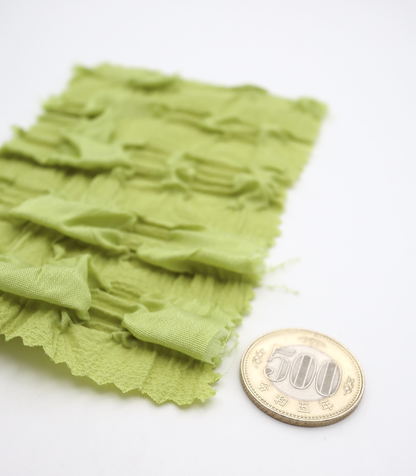 【25SS-406】ぽこぽこチェック柄立体ジャガードリップル　/0.5ｙあたり=～860円