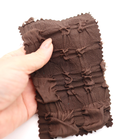 【25SS-406】ぽこぽこチェック柄立体ジャガードリップル　/0.5ｙあたり=～860円