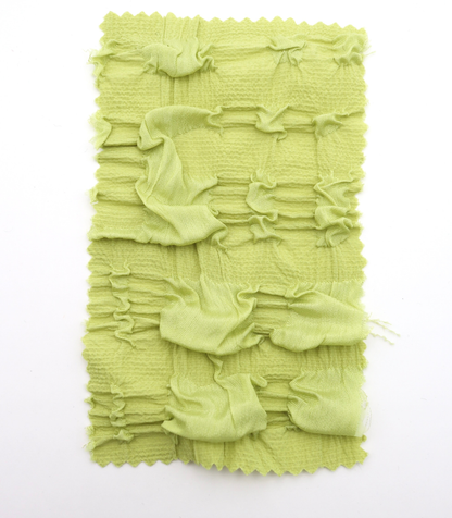 【25SS-406】ぽこぽこチェック柄立体ジャガードリップル　/0.5ｙあたり=～860円