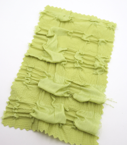 【25SS-406】ぽこぽこチェック柄立体ジャガードリップル　/0.5ｙあたり=～860円