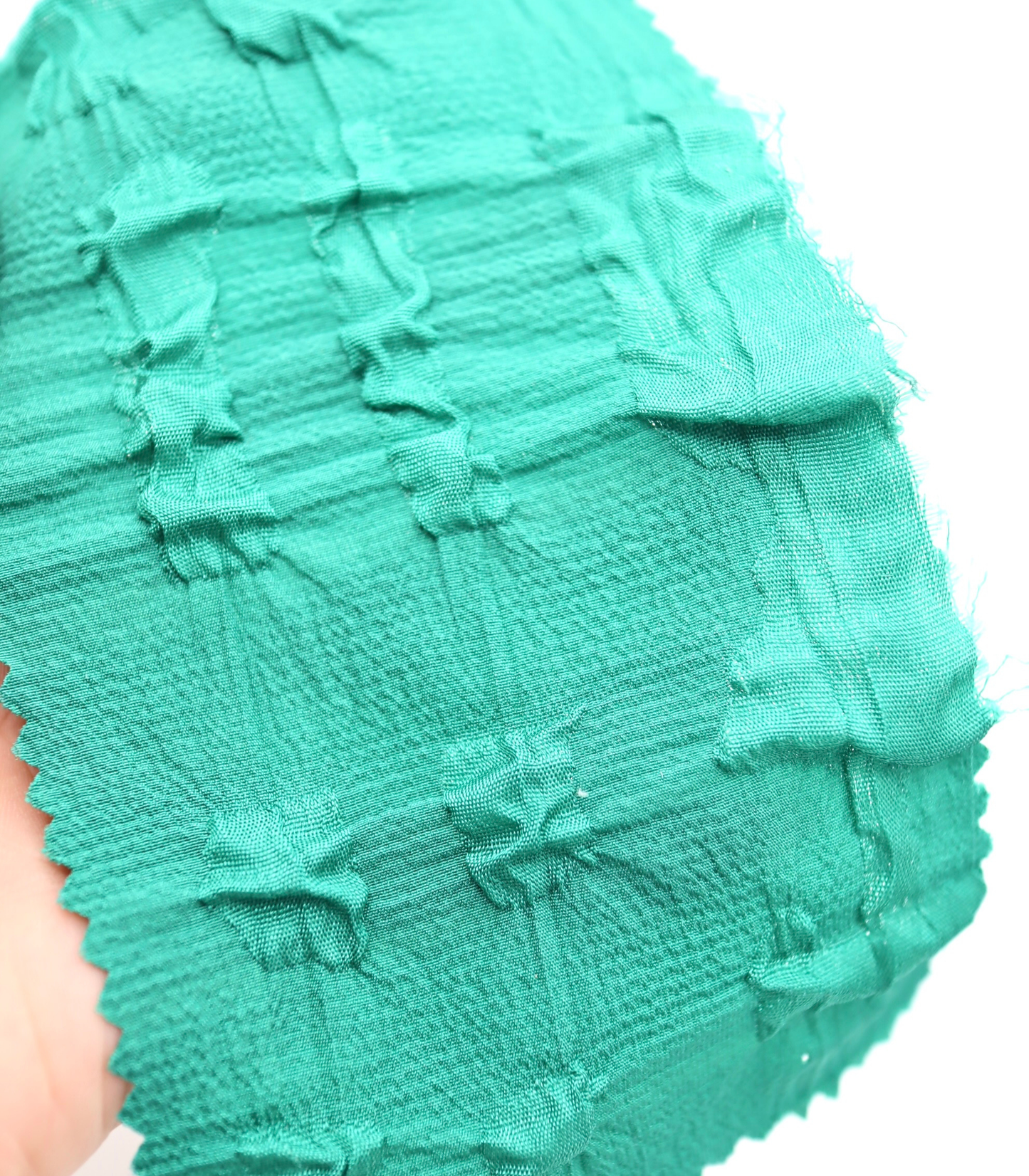 【25SS-406】ぽこぽこチェック柄立体ジャガードリップル　/0.5ｙあたり=～860円