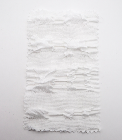 【25SS-406】ぽこぽこチェック柄立体ジャガードリップル　/0.5ｙあたり=～860円