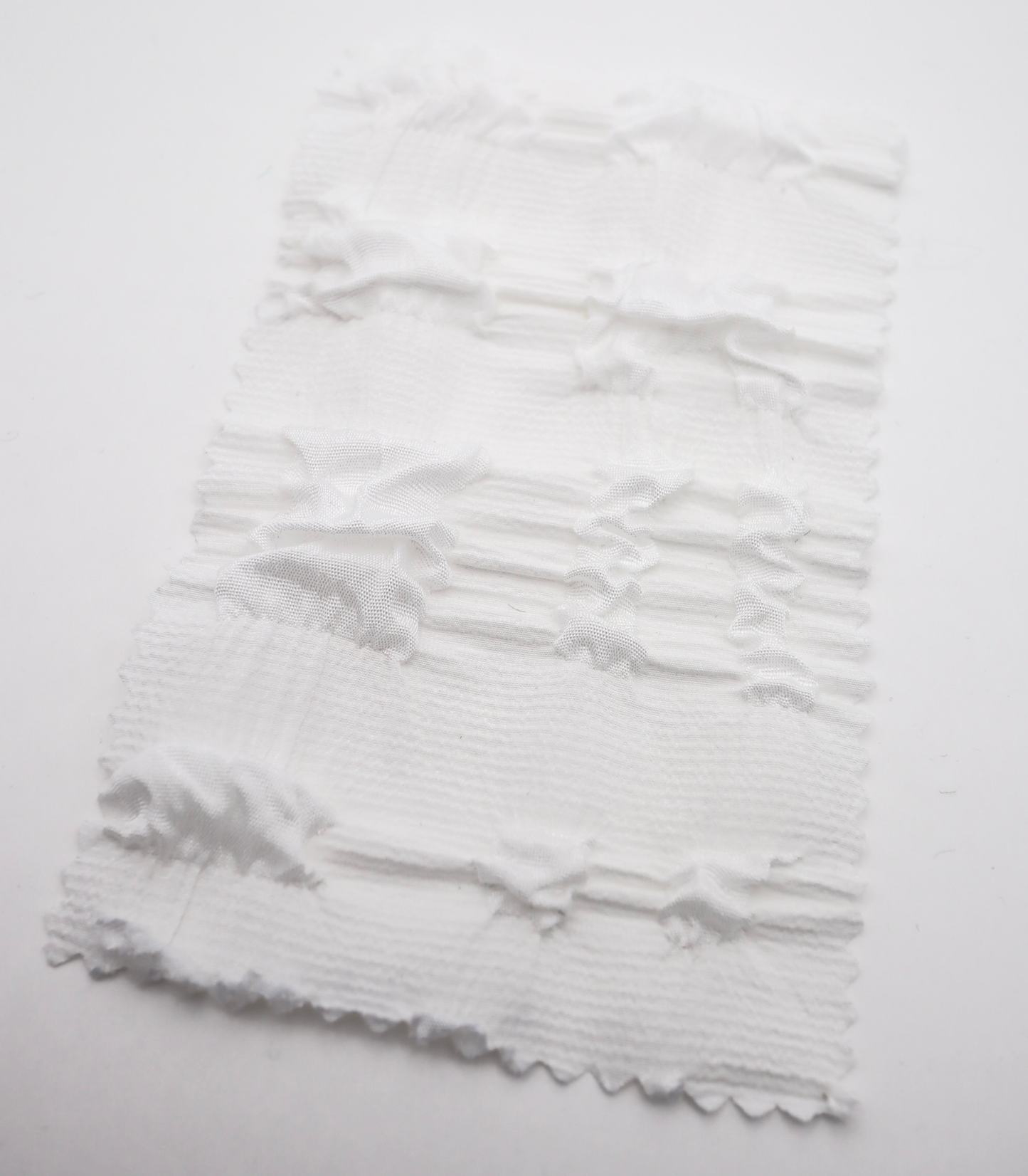 【25SS-406】ぽこぽこチェック柄立体ジャガードリップル　/0.5ｙあたり=～860円