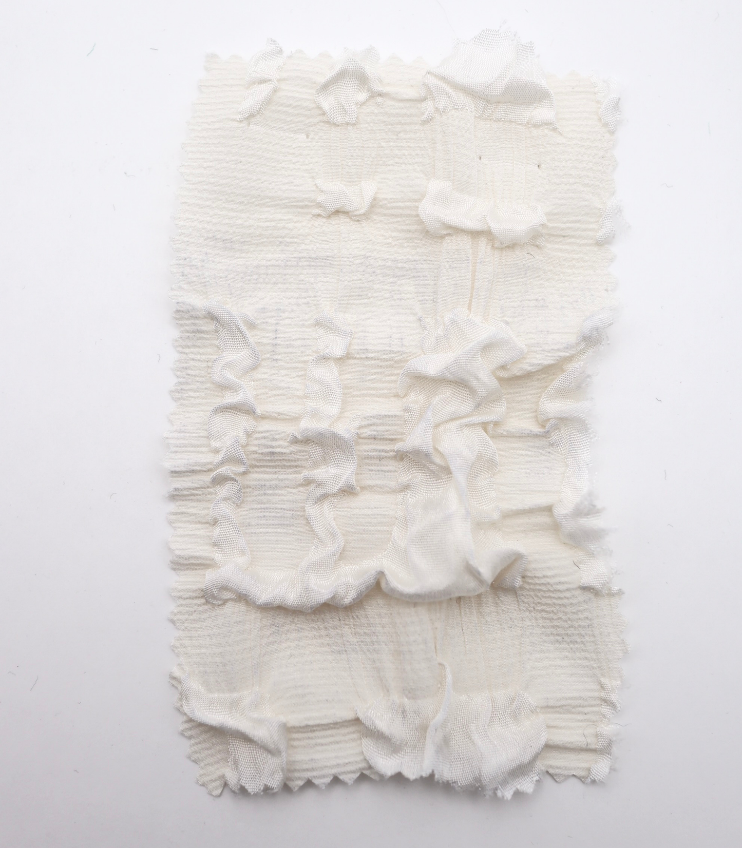 【25SS-406】ぽこぽこチェック柄立体ジャガードリップル　/0.5ｙあたり=～860円