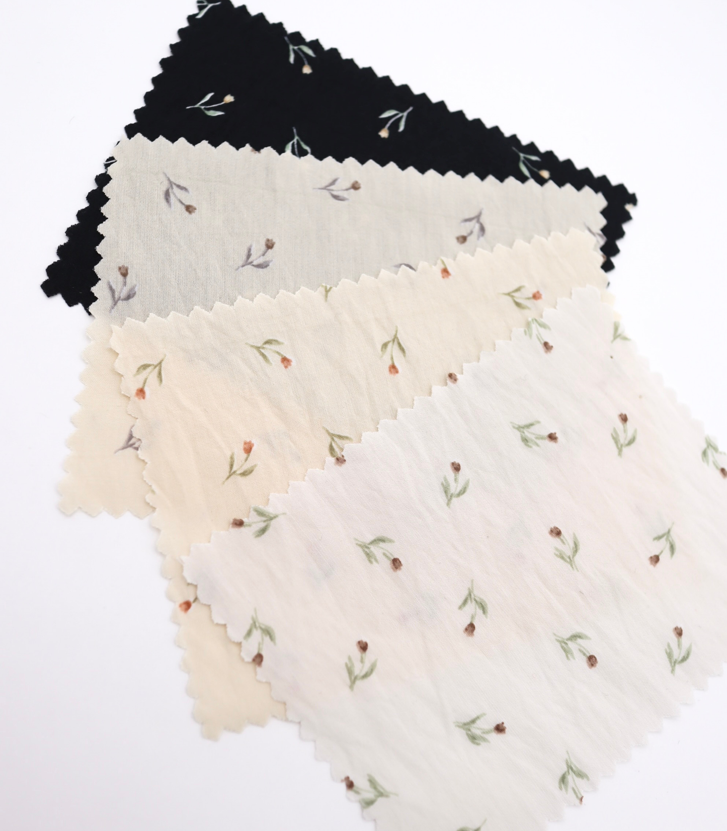 【25SS-422】チューリッププリントシアータフタワッシャー　/0.5ｙあたり＝～830円