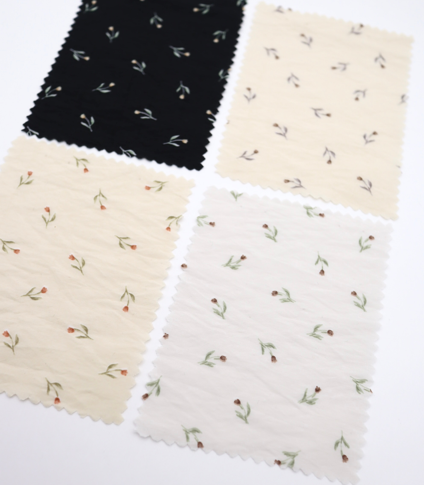 【25SS-422】チューリッププリントシアータフタワッシャー　/0.5ｙあたり＝～830円