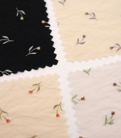 【25SS-422】チューリッププリントシアータフタワッシャー　/0.5ｙあたり＝～830円