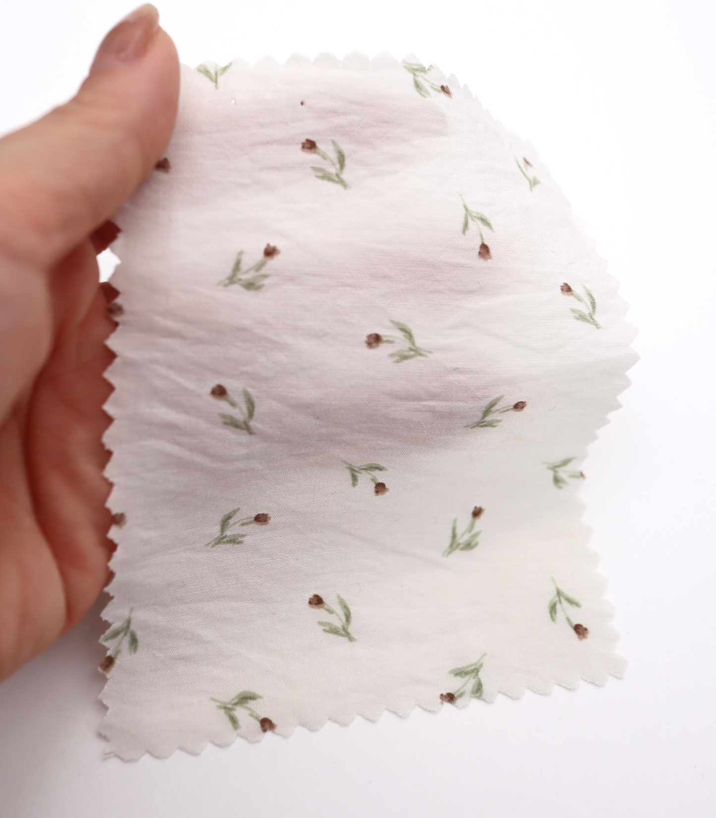 【25SS-422】チューリッププリントシアータフタワッシャー　/0.5ｙあたり＝～830円