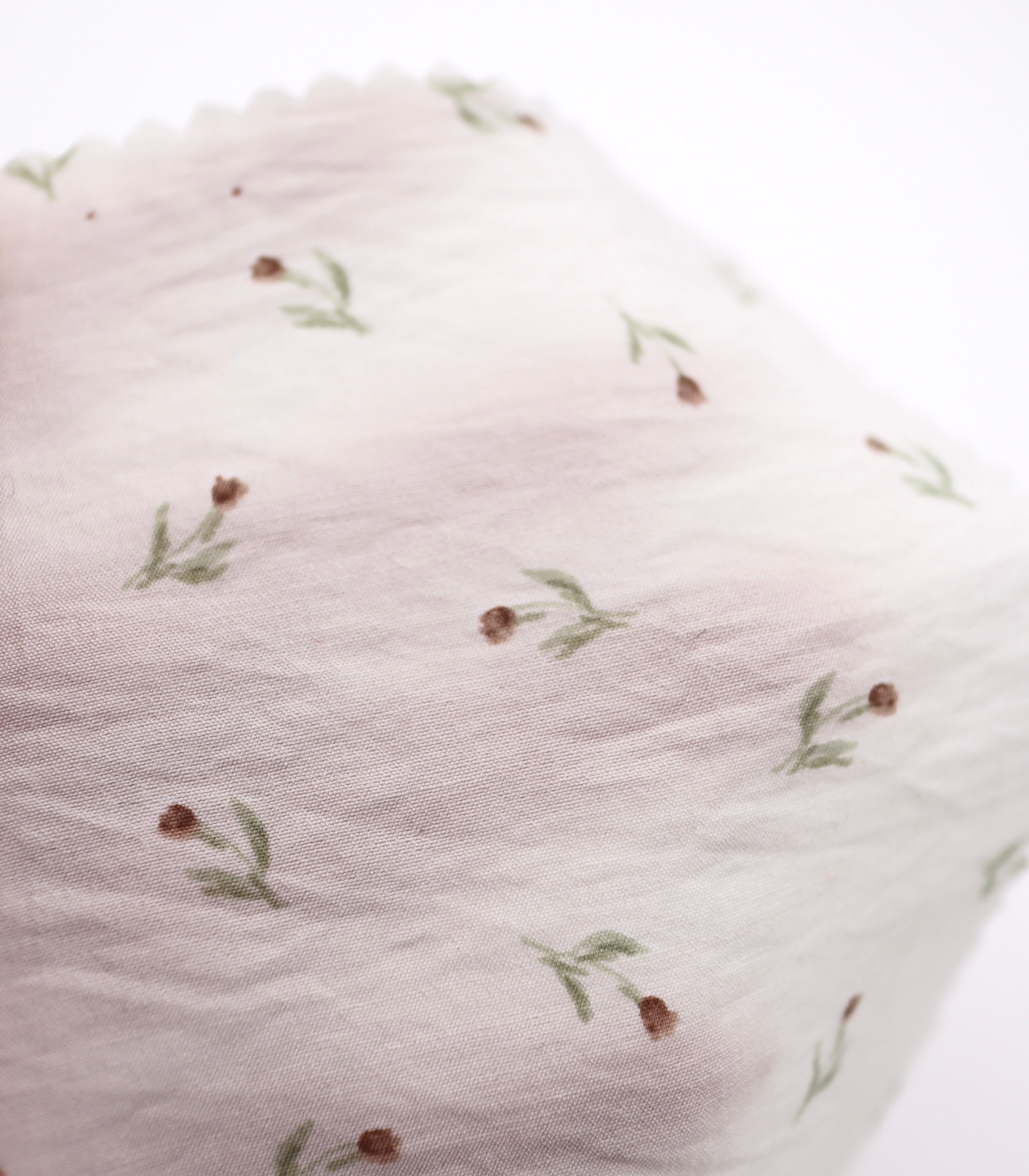 【25SS-422】チューリッププリントシアータフタワッシャー　/0.5ｙあたり＝～830円