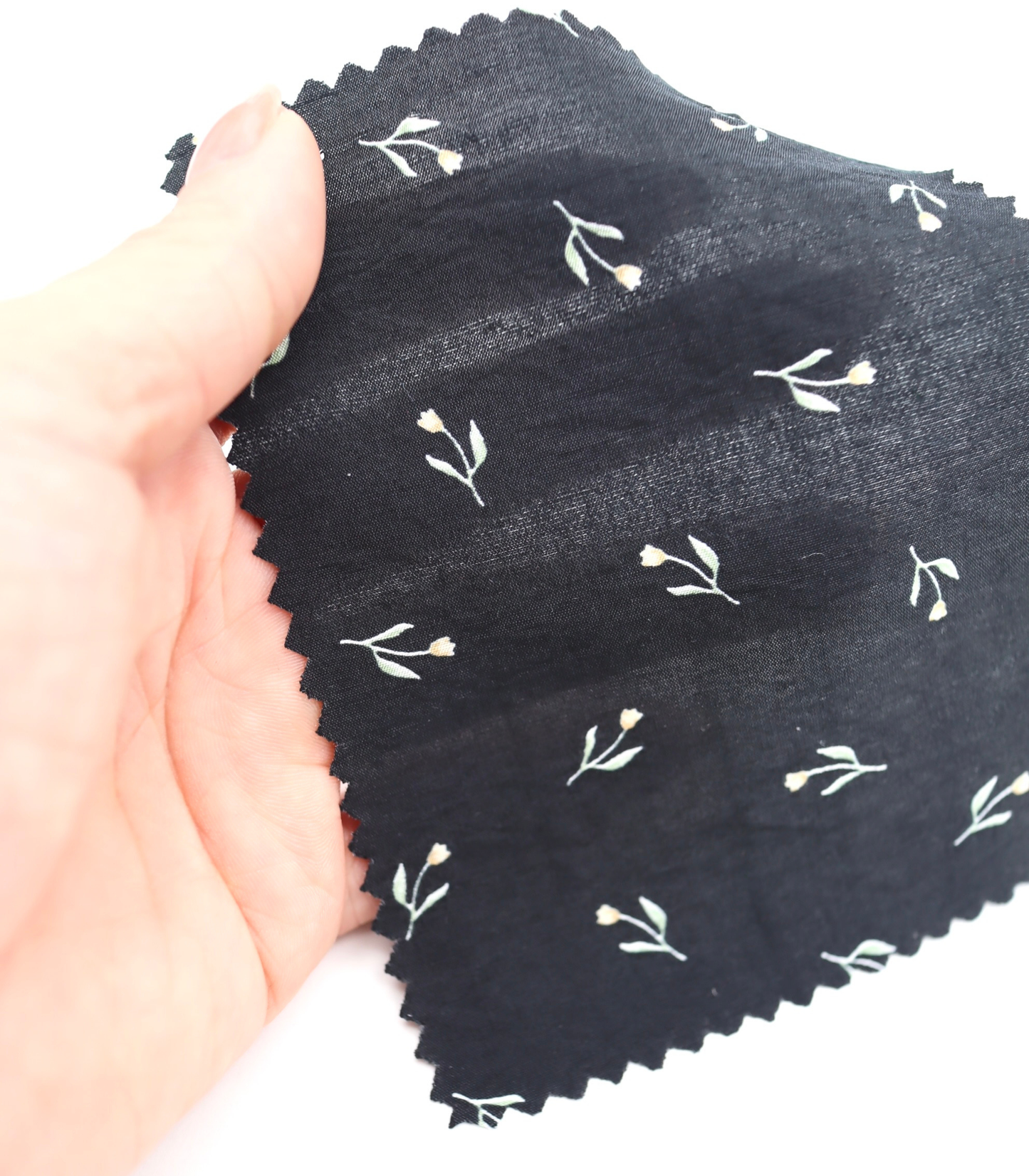 【25SS-422】チューリッププリントシアータフタワッシャー　/0.5ｙあたり＝～830円