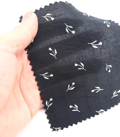 【25SS-422】チューリッププリントシアータフタワッシャー　/0.5ｙあたり＝～830円