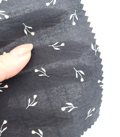 【25SS-422】チューリッププリントシアータフタワッシャー　/0.5ｙあたり＝～830円