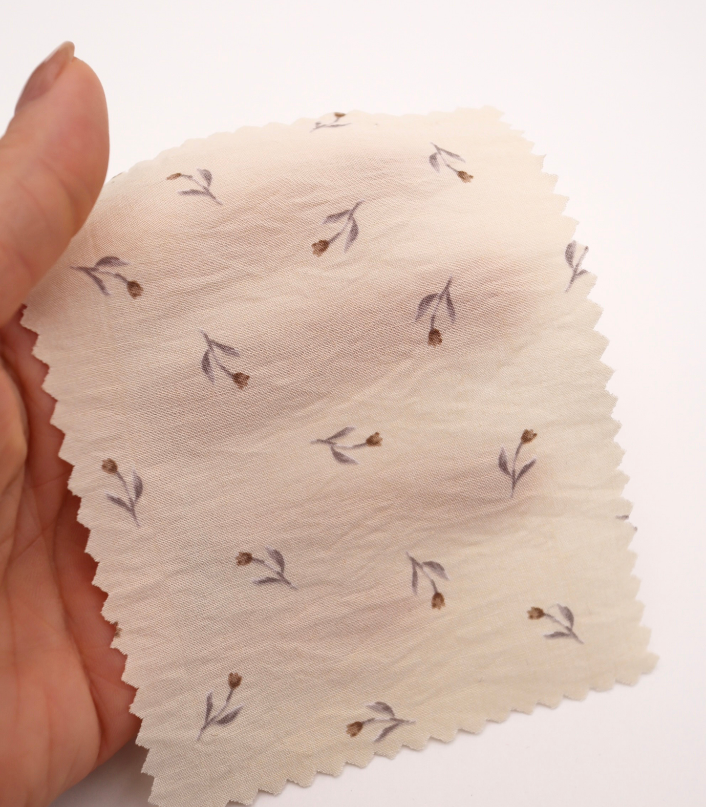 【25SS-422】チューリッププリントシアータフタワッシャー　/0.5ｙあたり＝～830円