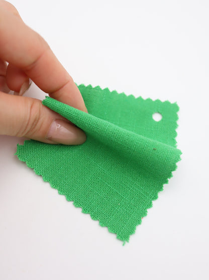 【リネン100%】天然素材の麻生地 |  緑～黄系の色｜【生地幅】約137センチ｜春夏服・ワンピース向き 26SS-167