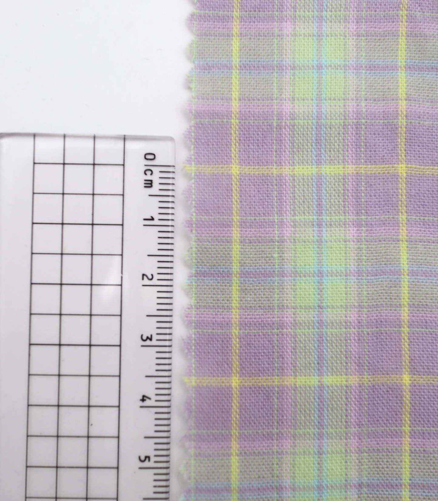 【25SS-414】古着っぽ先染めペールトーンマドラスチェック　/0.5ｙあたり=～715円