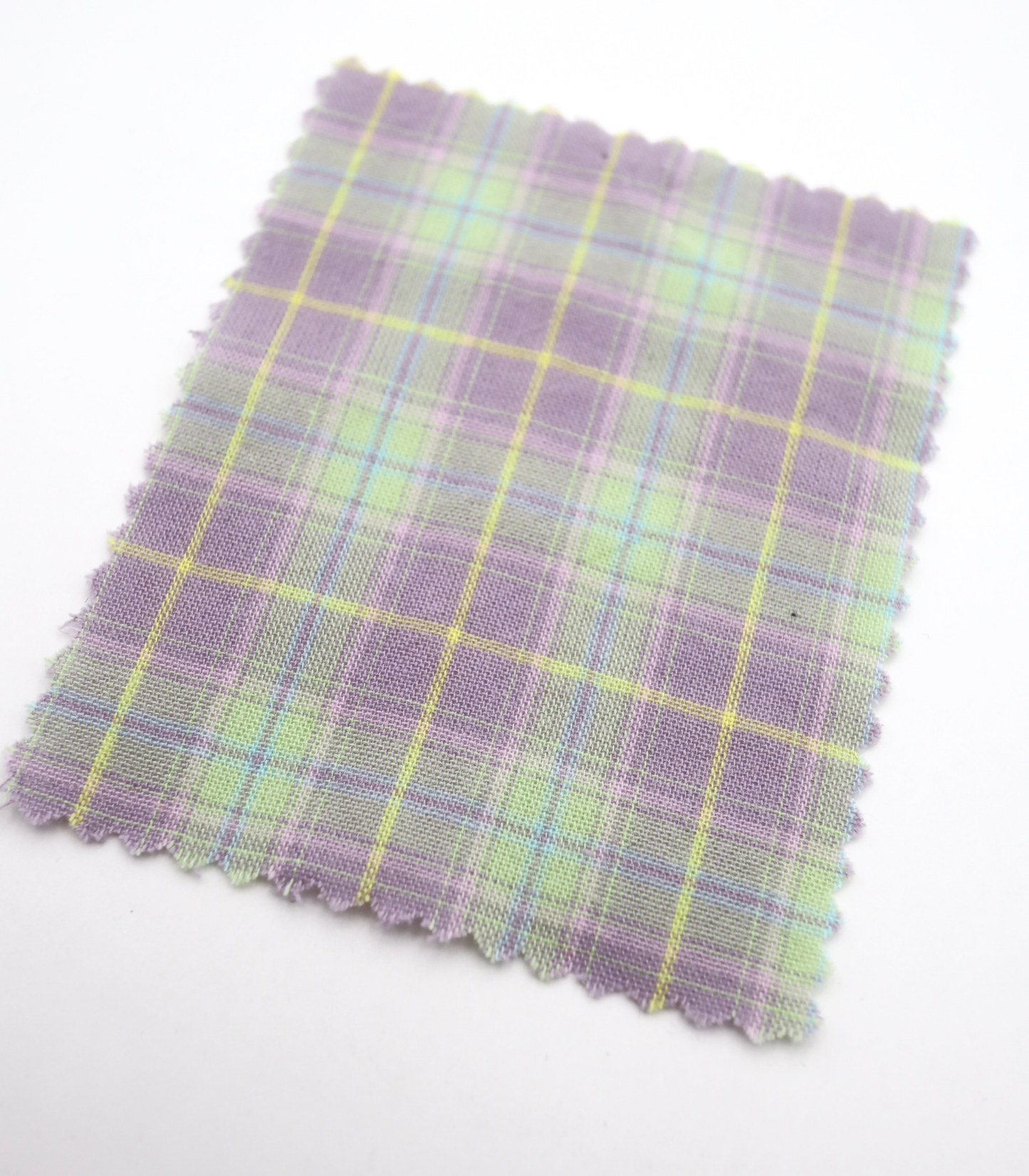 【25SS-414】古着っぽ先染めペールトーンマドラスチェック　/0.5ｙあたり=～715円