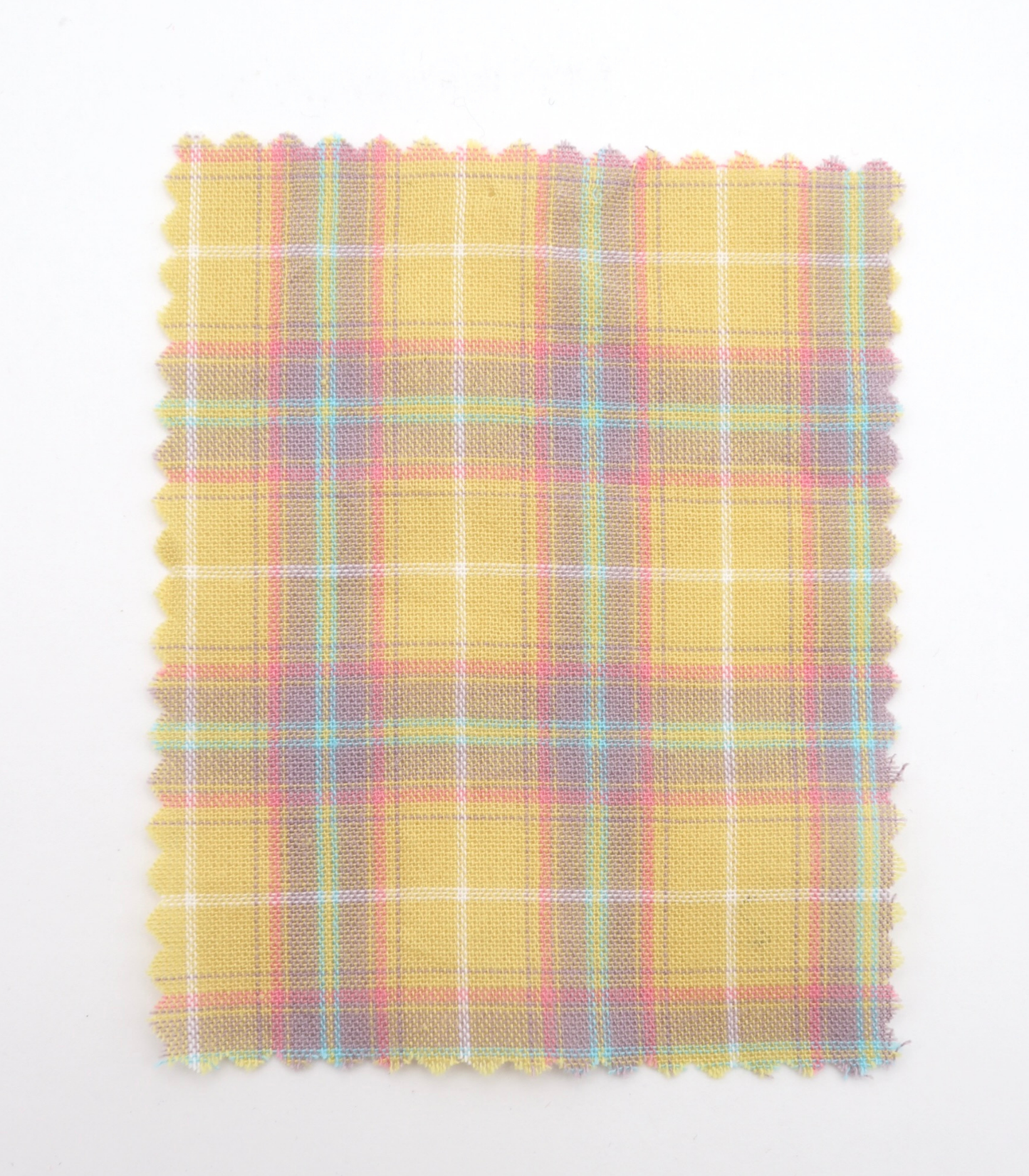 【25SS-414】古着っぽ先染めペールトーンマドラスチェック　/0.5ｙあたり=～715円