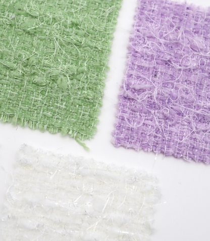 【25SS-158】キラキラフリンジミックスツイード　/0.5ｙあたり = ～1075円