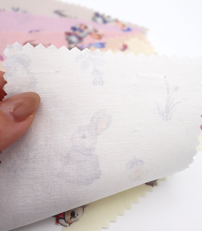 【25SS-405】うさちゃん×草花プリント綿ローン　/0.5ｙあたり=～850円