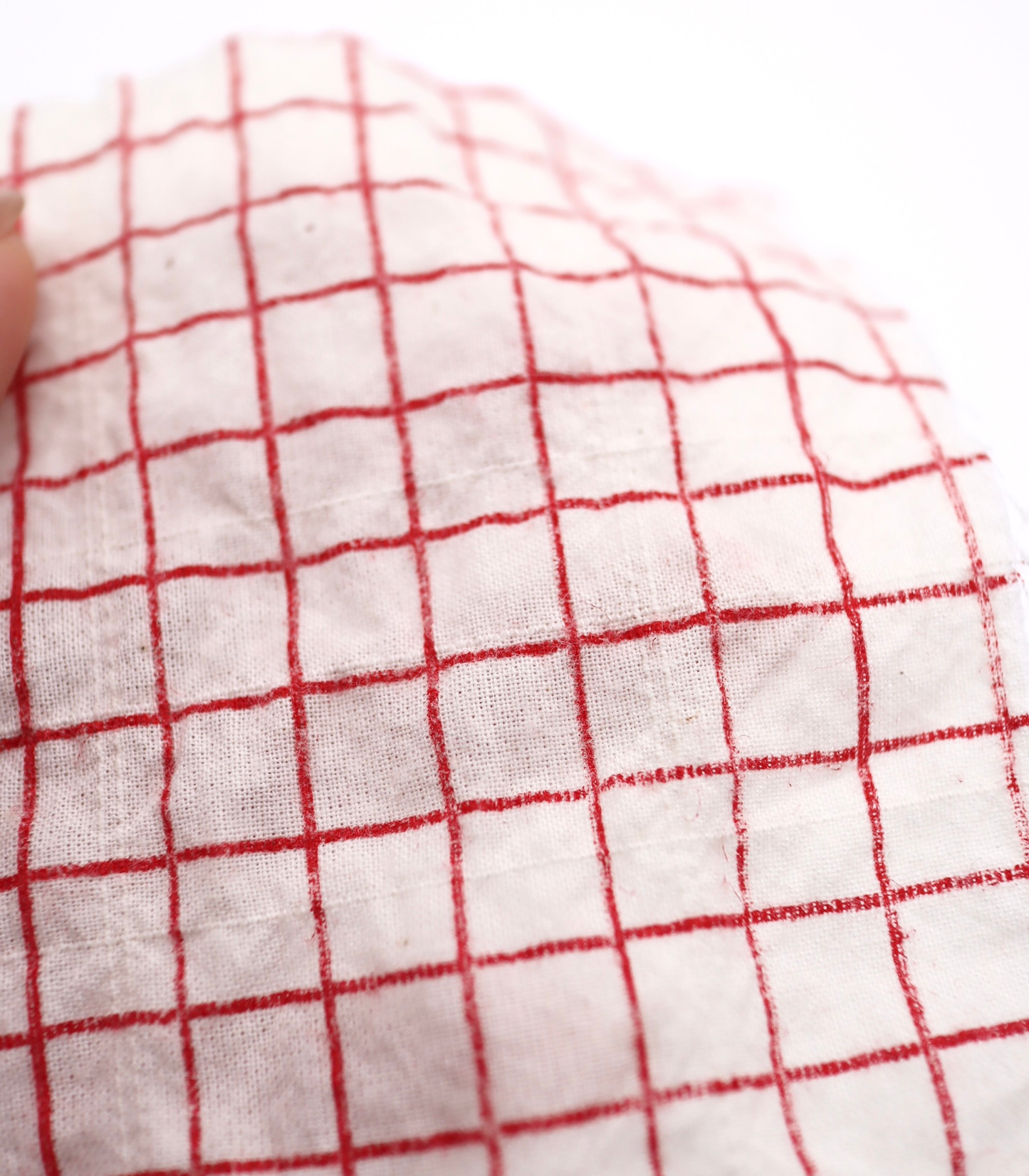 【25SS-436】チェックプリントしぼしぼシャーリング　/0.5ｙあたり=～835円