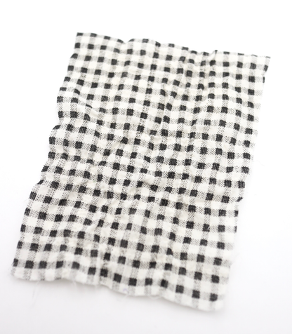 【25SS-436】チェックプリントしぼしぼシャーリング　/0.5ｙあたり=～835円