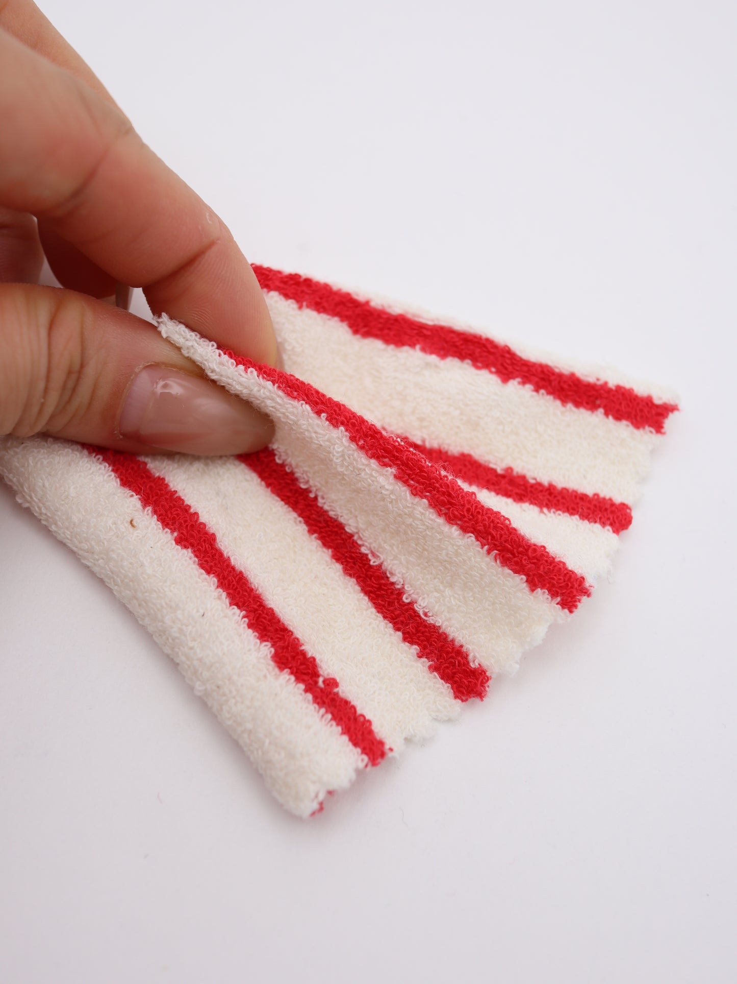 【生地 布】パイルボーダー  綿混タオル（ドッグウェア ストリート向き）｜26SS-026【生地の仕入れ代行卸】