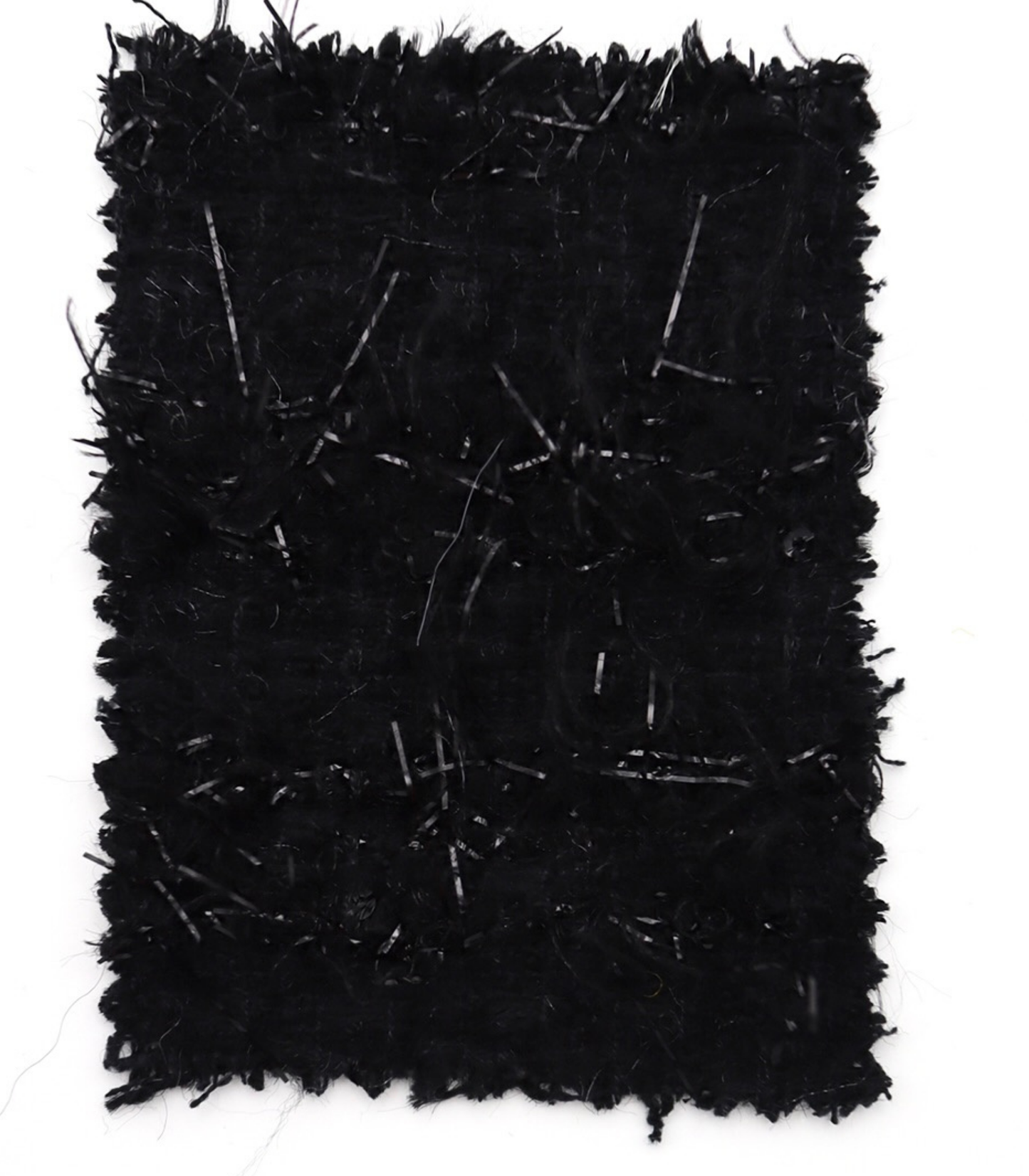 【25SS-158】キラキラフリンジミックスツイード　/0.5ｙあたり = ～1075円