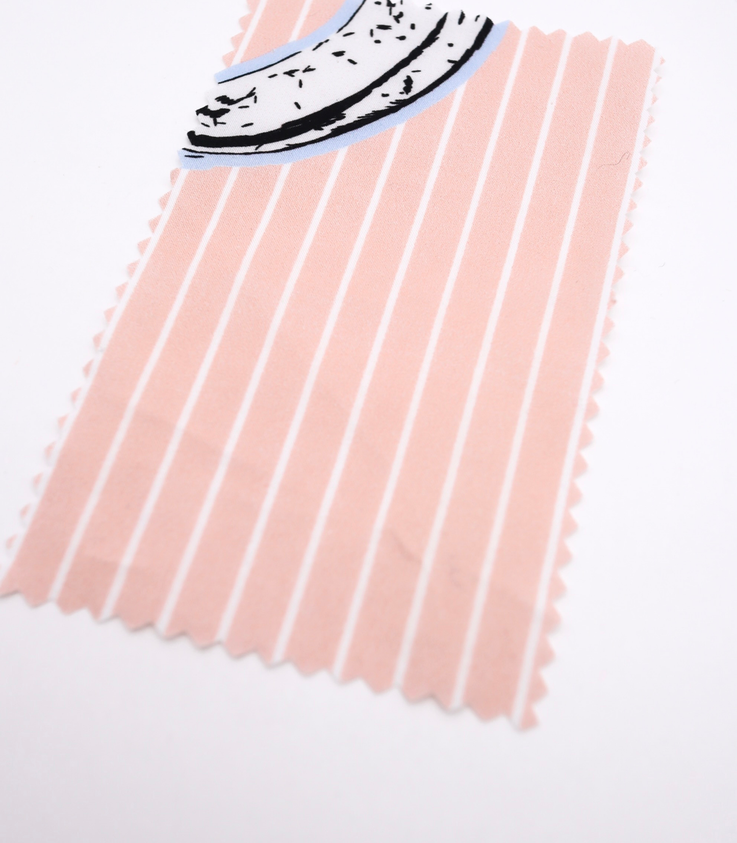 【25SS-430】腐りはじめバナナ×ストライププリント綿ローン　/0.5ｙあたり=～810円