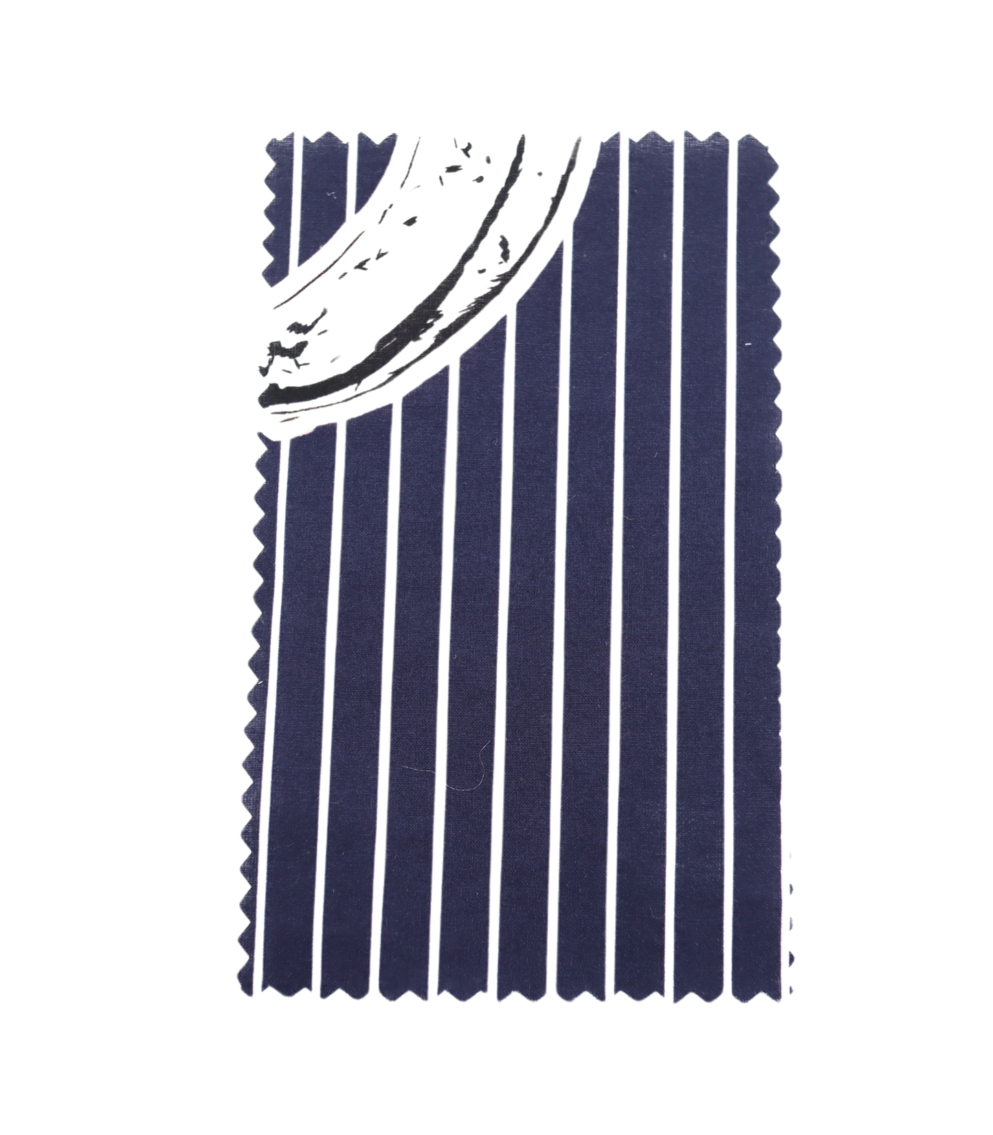 【25SS-430】腐りはじめバナナ×ストライププリント綿ローン　/0.5ｙあたり=～810円