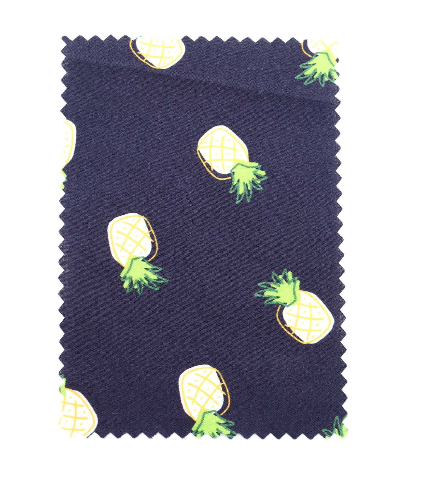 【25SS-429】パイナップルプリント綿ローン　/0.5ｙあたり=～810円