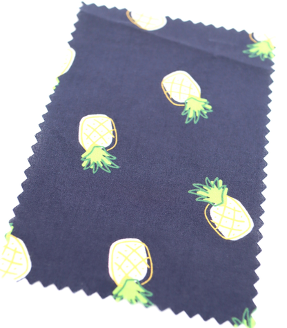 【25SS-429】パイナップルプリント綿ローン　/0.5ｙあたり=～810円