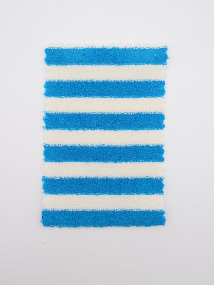 【生地 布】TC片面パイル マリン調ボーダー（ドッグウェア ビーチウェア向き）｜26SS-032【生地の仕入れ代行卸】