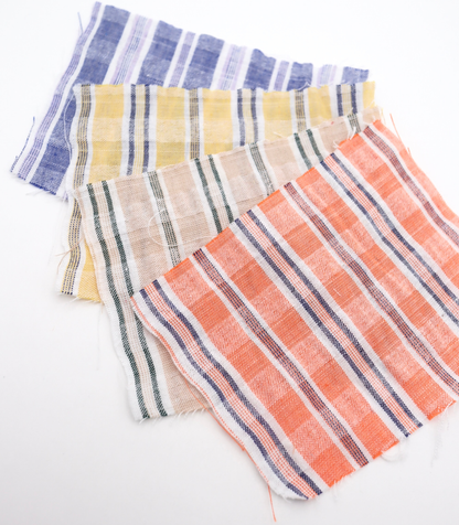 【25SS-437】先染めチェックサッカー　/0.5ｙあたり=～610円