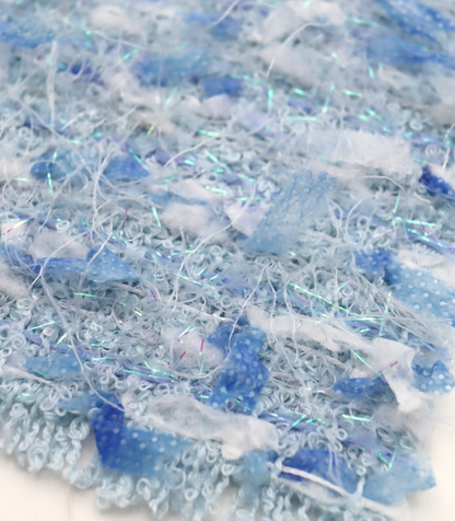 【25SS-151】リボン×キラキラヤーンミックスツイード　/0.5ｙあたり = ～1510円