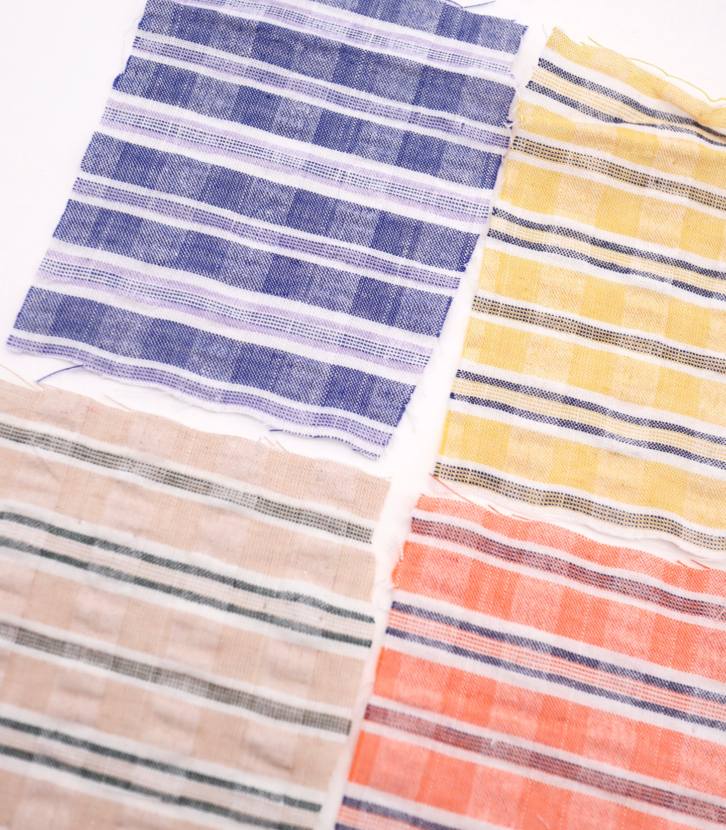 【25SS-437】先染めチェックサッカー　/0.5ｙあたり=～610円