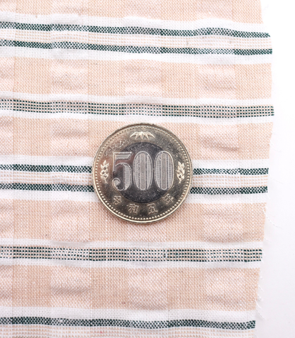 【25SS-437】先染めチェックサッカー　/0.5ｙあたり=～610円