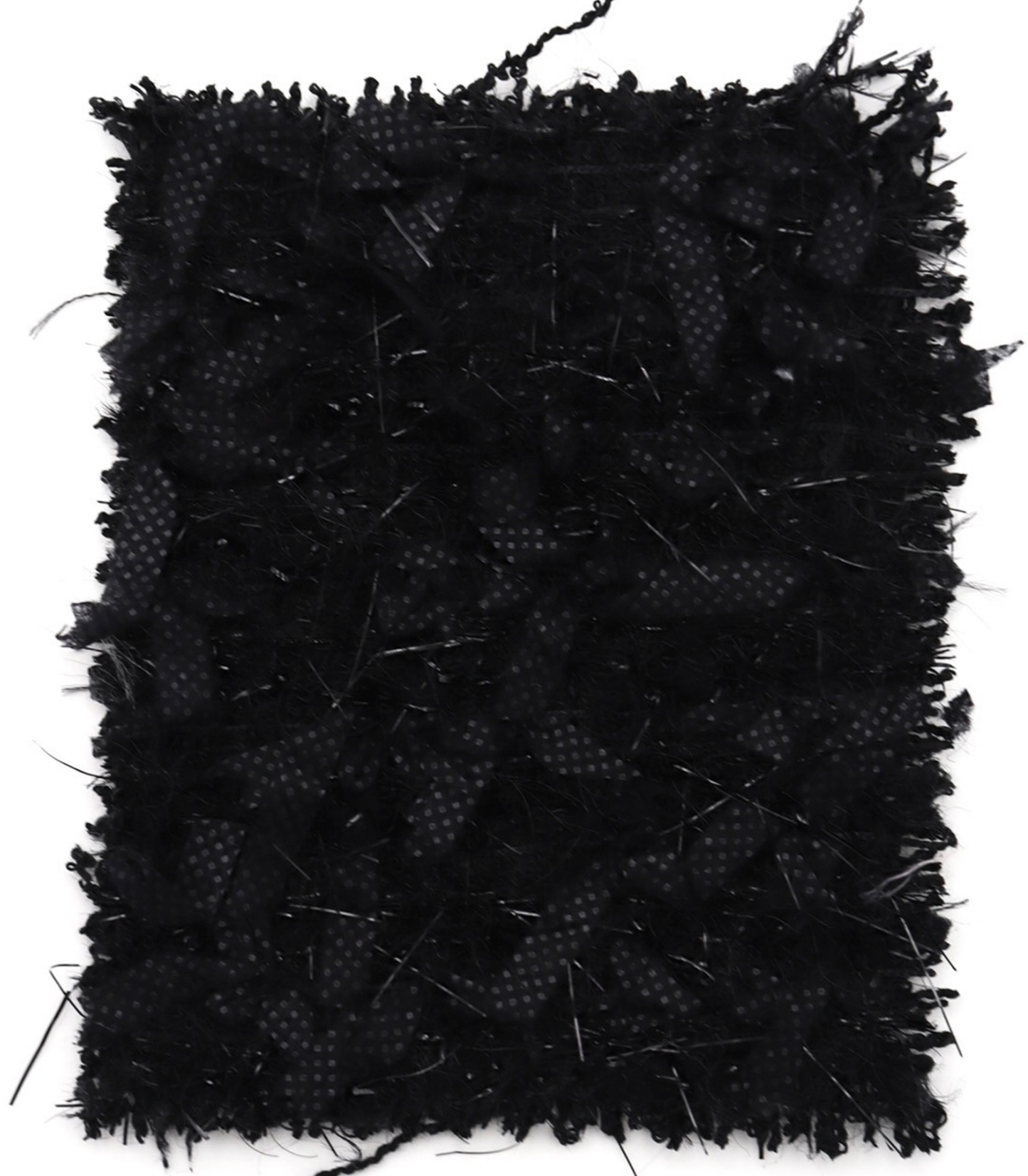 【25SS-151】リボン×キラキラヤーンミックスツイード　/0.5ｙあたり = ～1510円