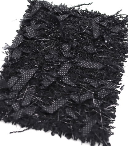 【25SS-151】リボン×キラキラヤーンミックスツイード　/0.5ｙあたり = ～1510円