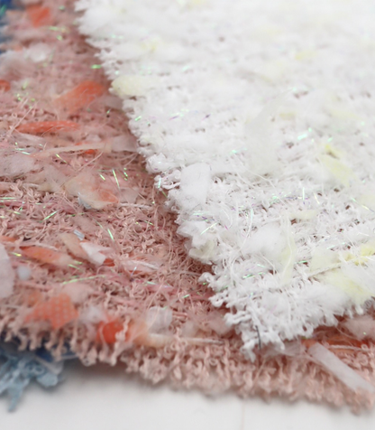 【25SS-151】リボン×キラキラヤーンミックスツイード　/0.5ｙあたり = ～1510円