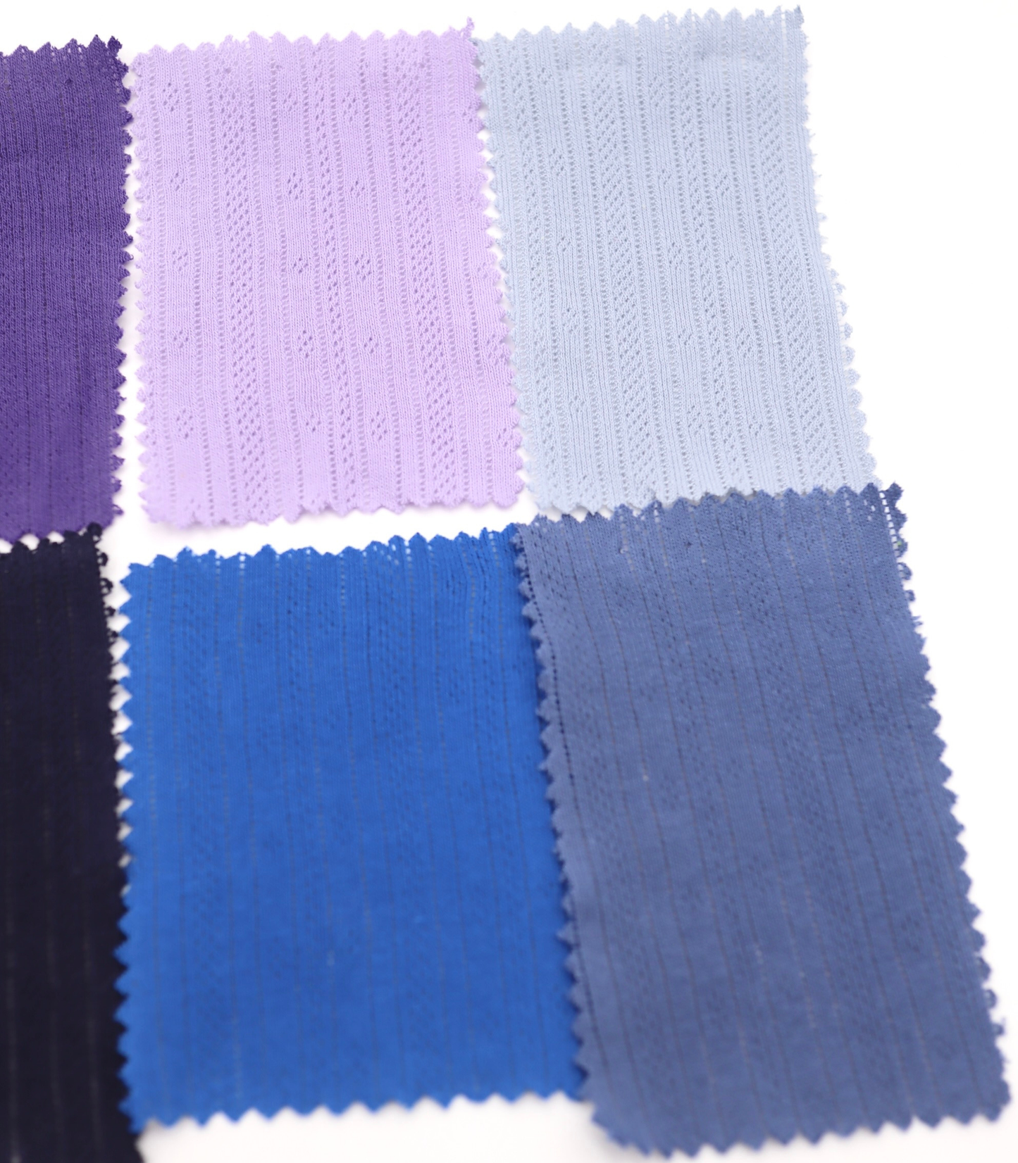 【25SS-411】ストライプ針抜きフライスニット　/0.5ｙあたり=～925円