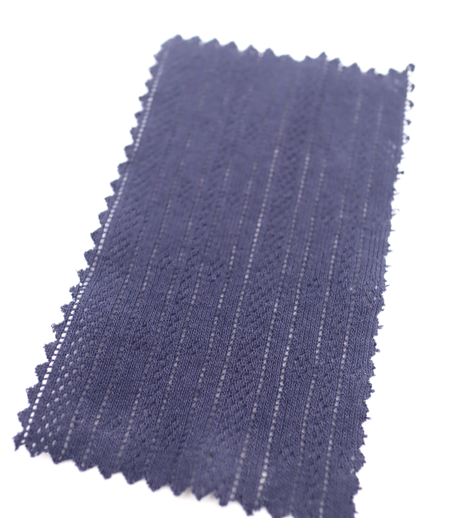 【25SS-411】ストライプ針抜きフライスニット　/0.5ｙあたり=～925円