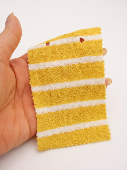 【生地 布】コットンパイルボーダー ポリエステル混（ドッグウェア 夏雑貨向き）｜26SS-028【生地の仕入れ代行卸】