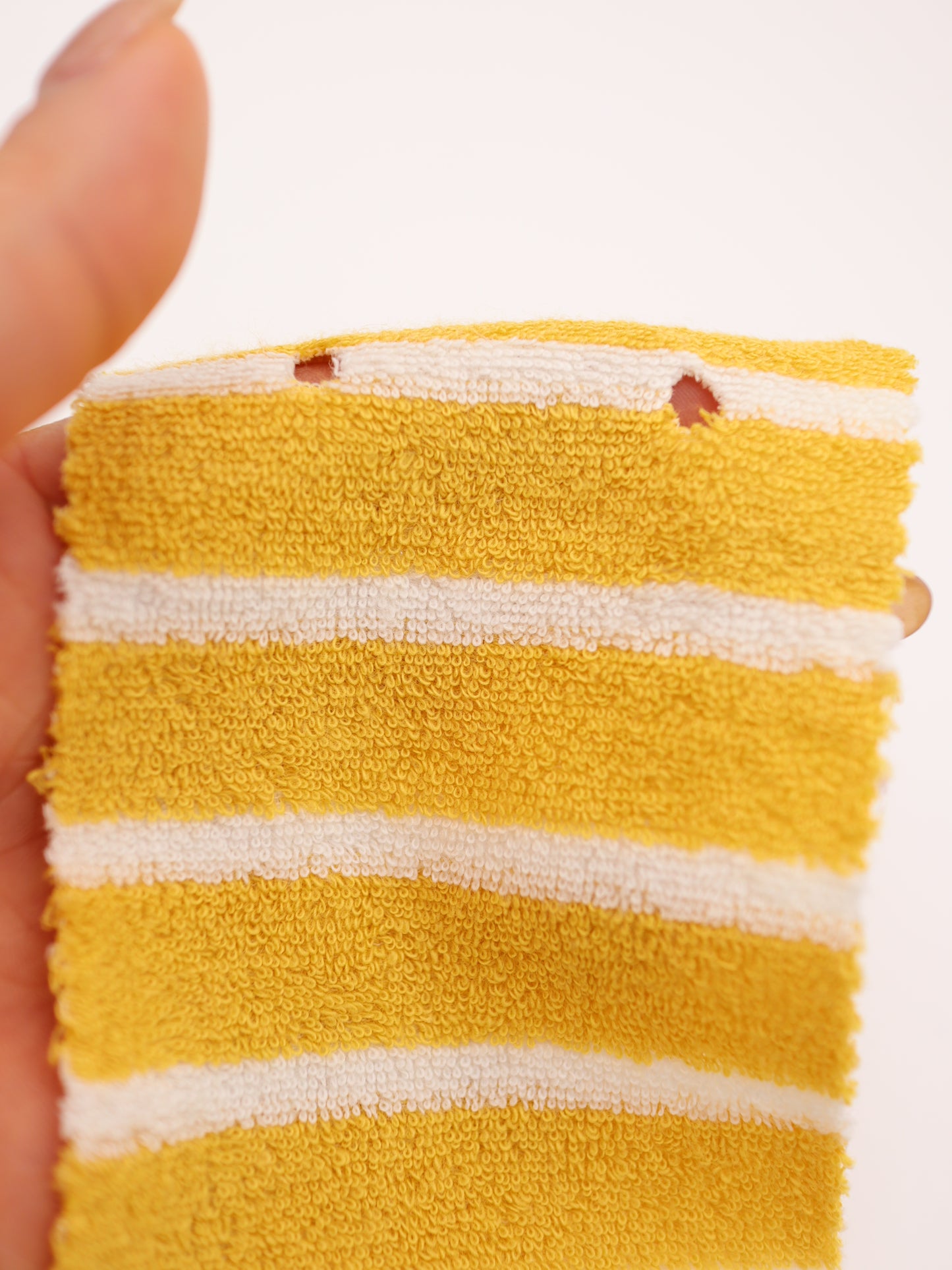 【生地 布】コットンパイルボーダー ポリエステル混（ドッグウェア 夏雑貨向き）｜26SS-028【生地の仕入れ代行卸】