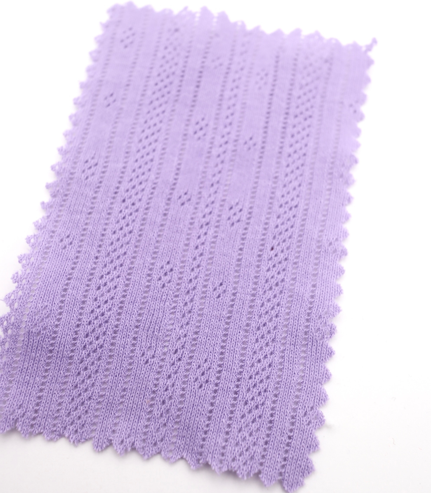 【25SS-411】ストライプ針抜きフライスニット　/0.5ｙあたり=～925円